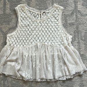 Free People woven tank Size small